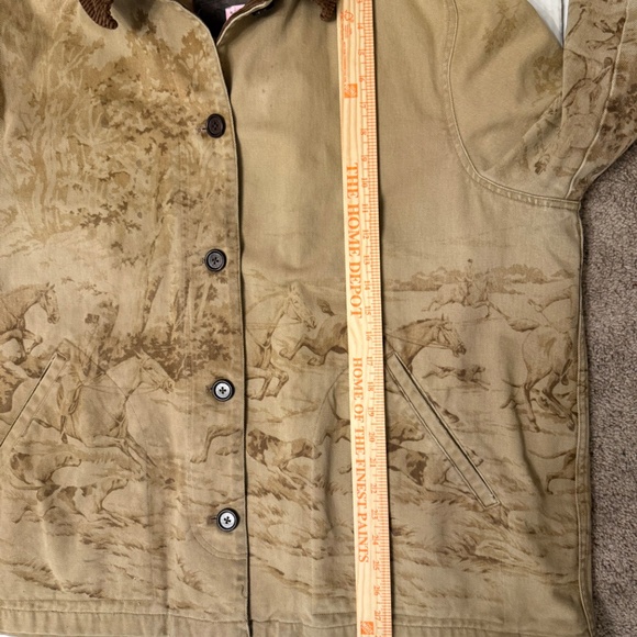 VTG 90s Ralph Lauren Barn Coat Chore Coat Horse Equestrian Ranch Hunt size 3X - Picture 11 of 16